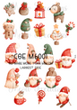 Gonk Christmas Decoupage Rice Paper - CGEM 6001