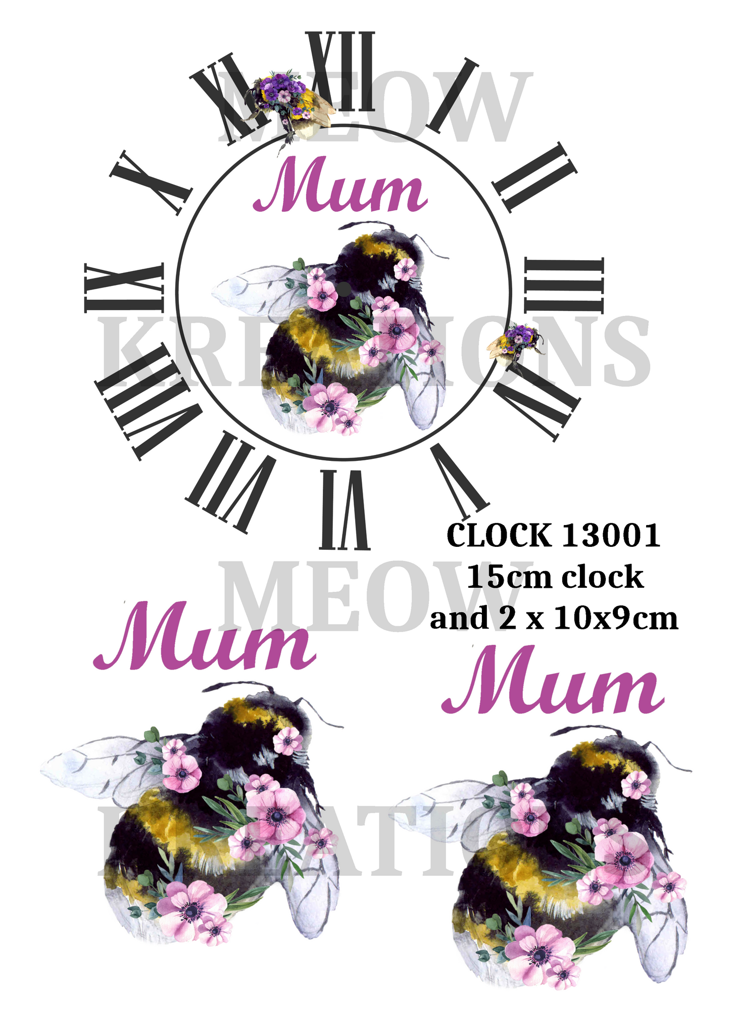 CLOCK 13001