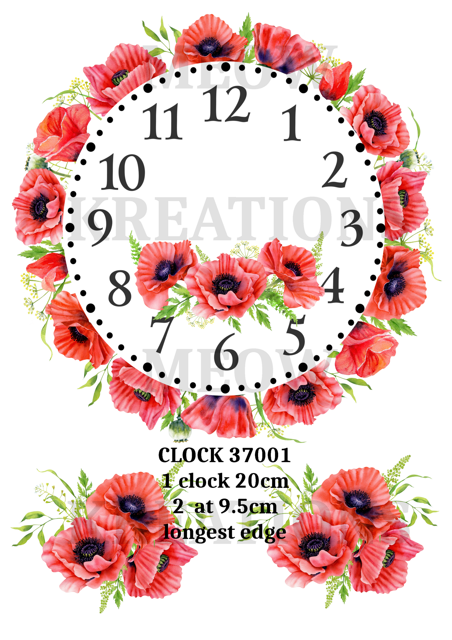 CLOCK 37001