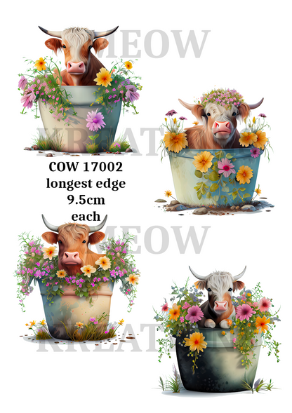 Decoupage Rice Paper – COW 17002