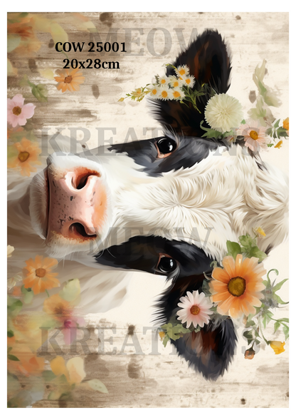 Decoupage Rice Paper – COW 25001