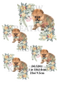 Pomeranian Dog Christmas Decoupage Rice Paper - DG 5301