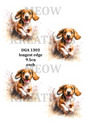 Dachshund Puppy Running Decoupage Rice Paper - DGA 1302