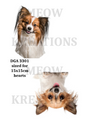 Papillon Dog Portraits Decoupage Rice Paper - DGA 3301