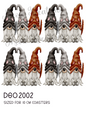 Dog Gonks Trio Decoupage Rice Paper - DGO 2002