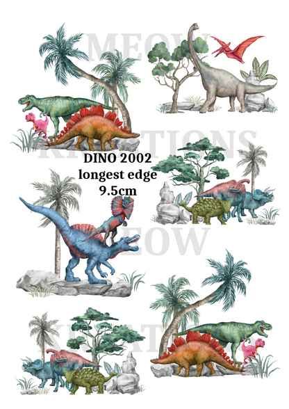 Decoupage Rice Paper – DINO 2002