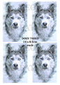 Husky Portraits Decoupage Rice Paper - DOGV 74003