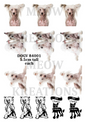 Chinese Crested Dog Collection Decoupage Rice Paper - DOGV 84001