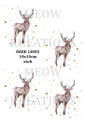Stag Decoupage Rice Paper - DEER 14002