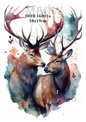 Stag Decoupage Rice Paper - DEER 15001a