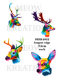 Stag & Doe Decoupage Rice Paper - DEER 6002
