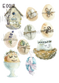 Decoupage Rice Paper – E 0012