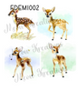 Fawn Decoupage Rice Paper - FDEM 1002