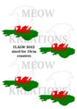Welsh Dragon Map Decoupage Rice Paper – FLAGW 3002