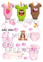 Decoupage Rice Paper –GIRL 3001