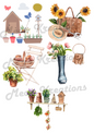 Garden Mix Decoupage Rice Paper - GMIX1