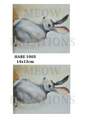 Hare Decoupage Rice Paper - HARE 1003