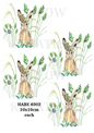 Hare Decoupage Rice Paper - HARE 4002