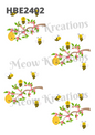 Cute Bee & Honey Hive Decoupage Rice Paper - HBE 2402