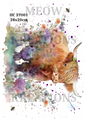 Highland Cow in Flowers Decoupage Rice Paper - HC 37001