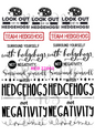 Hedgehog Quotes & Sayings Decoupage Rice Paper - HED 22001