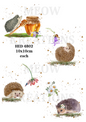 Hedgehog & Honey Pot Decoupage Rice Paper - HED 48002