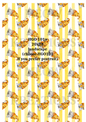 Gonk Honey Bee Decoupage Rice Paper - HGO 1001a