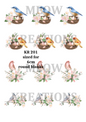 Decoupage Rice Paper - KR 201