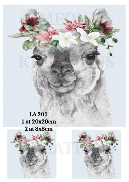 Decoupage Rice Paper - LA 201