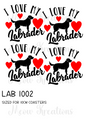 Labrador Decoupage Rice Paper - LAB 1002