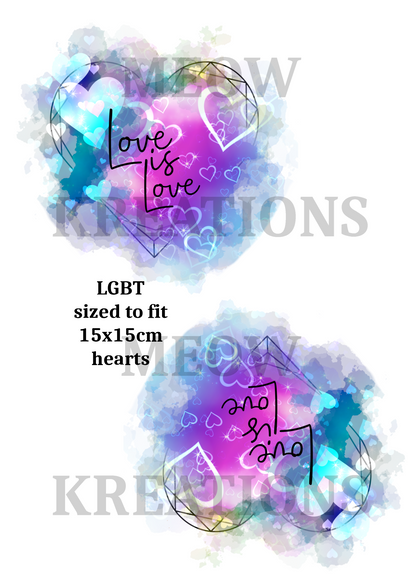 Decoupage Rice Paper - LGBT 4001