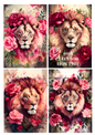 Decoupage Rice Paper - LION 1901