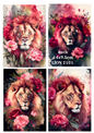 Decoupage Rice Paper - LION 2101