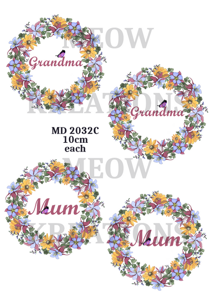 Decoupage Rice Paper - MD 2032C