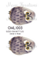 Purple Watercolour Owls for Bottles Decoupage Rice Paper - OWL 1003