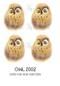 Decoupage Rice Paper - OWL 2002
