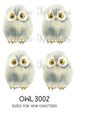 Decoupage Rice Paper - OWL 3002