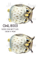 Decoupage Rice Paper - OWL 8003
