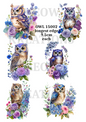 Decoupage Rice Paper - OWL 15002