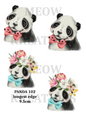 Cute Panda Pair Decoupage Rice Paper - PANDA 102