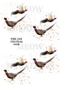 Flying & Standing Pheasants Decoupage Rice Paper - PHE 102