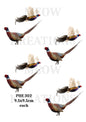 Colourful Pheasant Splatter Decoupage Rice Paper - PHE 302