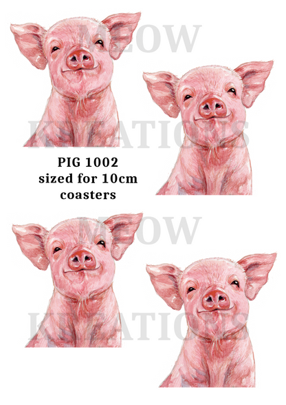 Decoupage Rice Paper - PIG 1002