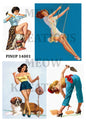 Decoupage Rice Paper - PINUP 14001