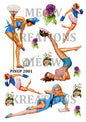 Decoupage Rice Paper - PINUP 2001