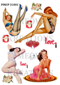 Decoupage Rice Paper - PINUP 21001