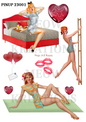 Decoupage Rice Paper - PINUP 23001