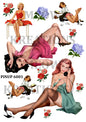 Decoupage Rice Paper - PINUP 6001