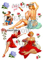 Decoupage Rice Paper - PINUP 7001