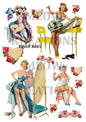 Decoupage Rice Paper - PINUP 8001